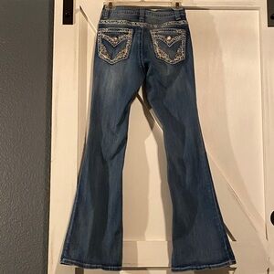 Medium Blue Flared Women's Jeans